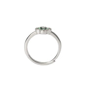 Mabina Anello jasmine 523456 - fiore con zirconi verdi